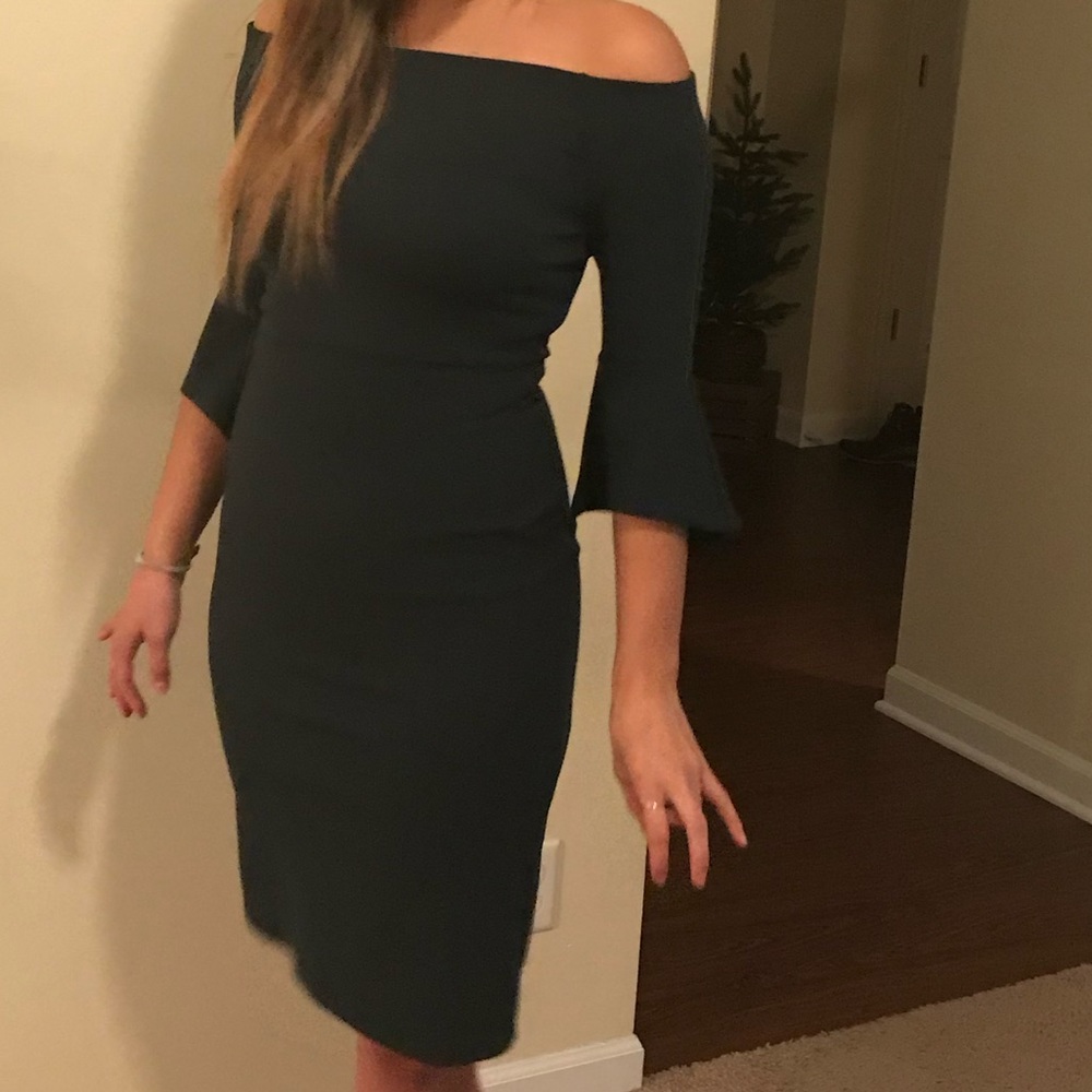 Dark Green Cocktail Dress